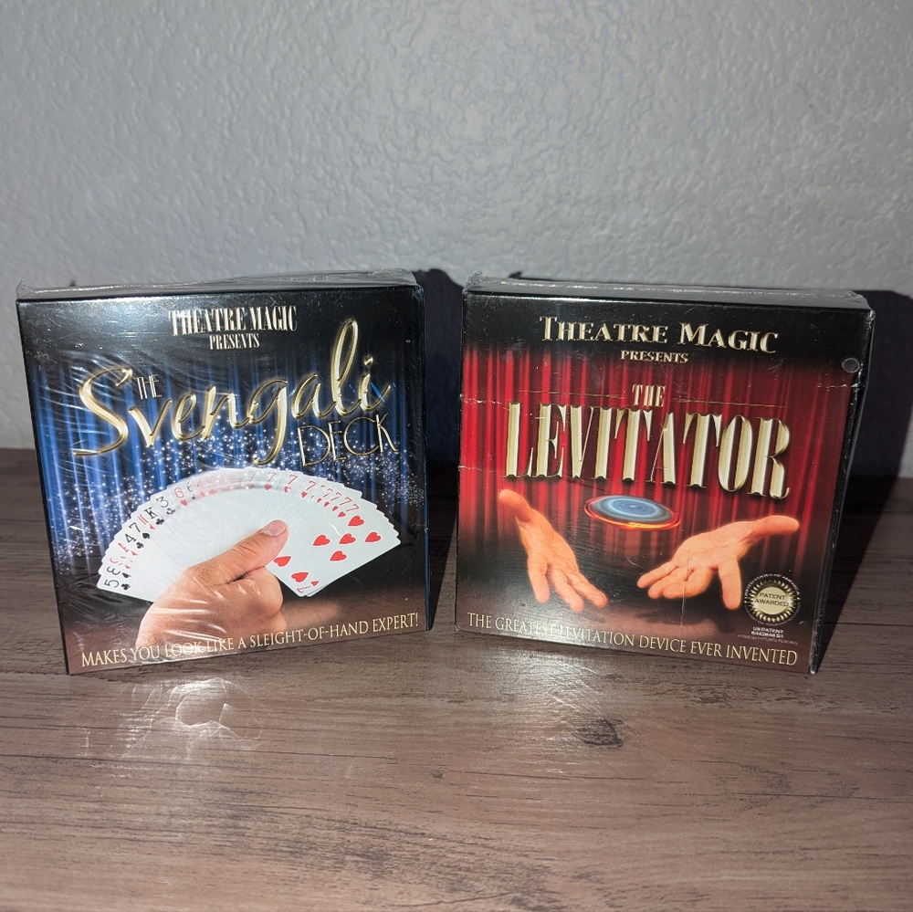 Theater Magic The Svengali and The Levitator Box New